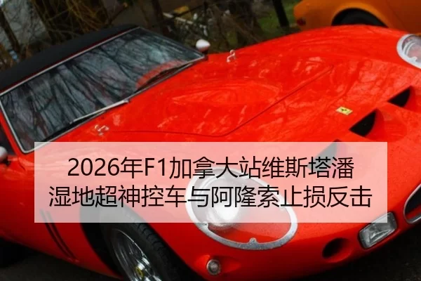 2026年F1加拿大站维斯塔潘湿地超神控车与阿隆索止损反击